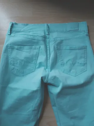 Pantalón Pepe Jeans Skinny Fit Verde Azul