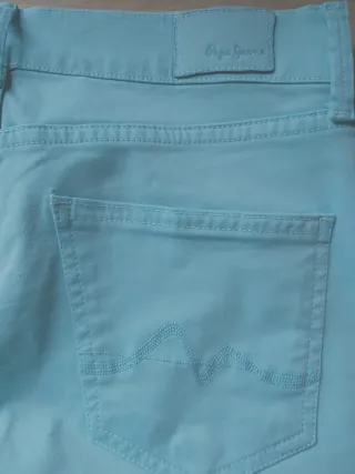 Pantalón Pepe Jeans Skinny Fit Verde Azul