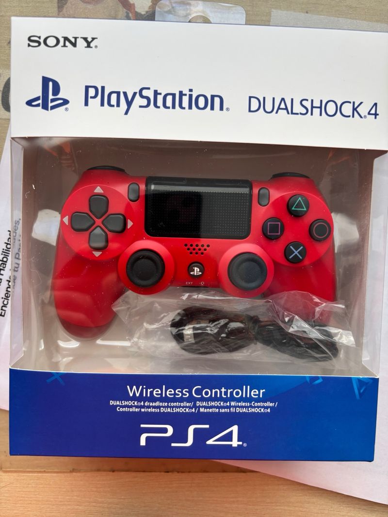 Mando PS4 Dualshock 4 Rojo nuevo