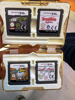 Pack 4 Juegos Nintendo DS: Mario Kart, ProStreet,
