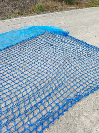 Red de seguridad obra 3.2x10m azul