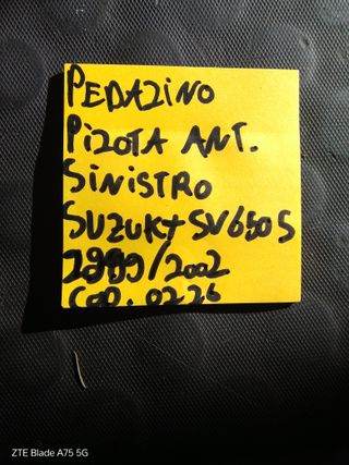 Pedana Suzuki SV 650 S 1999 Sinistra