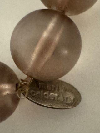 Collana Maria Calderara Vetro Satinato