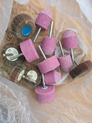 Lote piedras abrasivas y ruedas lijado