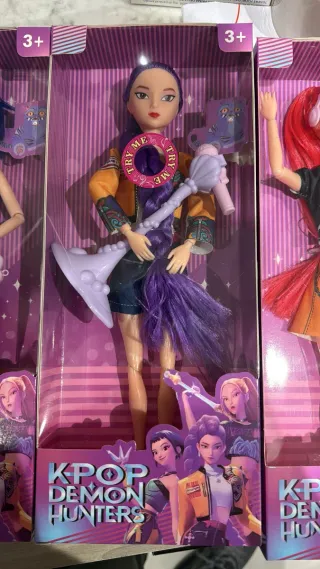 Modello NUOVO bambole Set 3 Bambole K-Pop Demon Hu