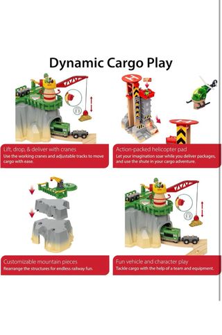 BRIO World Set de Carga Montaña