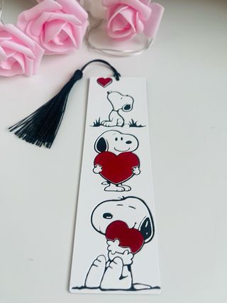 Segnalibro Snoopy con Cuore