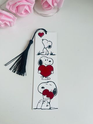 Segnalibro Snoopy con Cuore