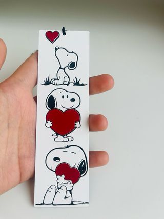 Segnalibro Snoopy con Cuore