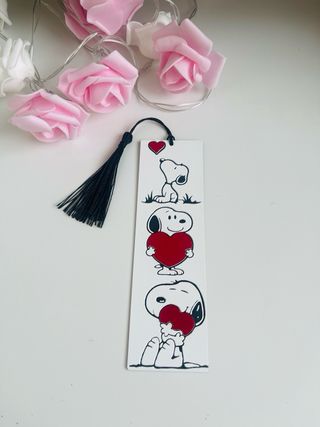 Segnalibro Snoopy con Cuore