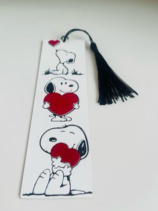 Segnalibro Snoopy con Cuore