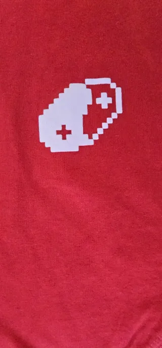 Camiseta Pull&Bear Roja Talla S