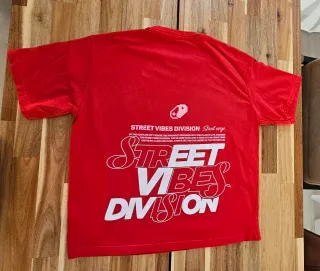 Camiseta Pull&Bear Roja Talla S