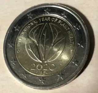 Moneda 2 Euros Año Internacional de la Sanidad Veg
