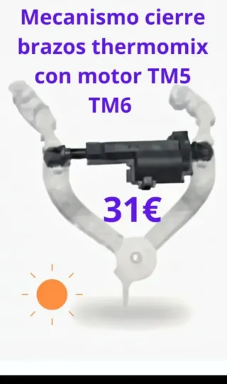 MECANISMO CIERRE BRAZOS TM5 TM6 ORIGINAL THERMOMIX