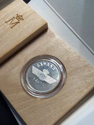 Moneda 1 Euro 1997 España Maurice Farman