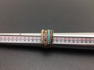 anillo plata 925mm con piedra con circonita