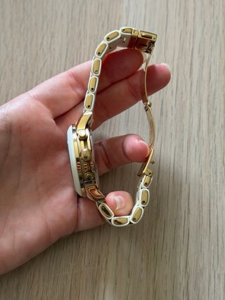 Reloj Michael Kors Blanco y Dorado