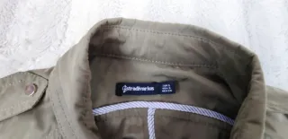 Chaqueta Corta Stradivarius Talla S Verde Militar