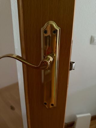 7 Pares Manillas Doradas Puerta