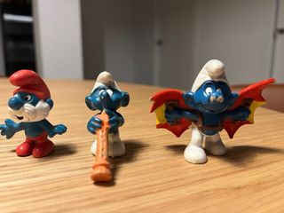 Lotto Vintage Originale di Puffi e Gargamella di Peyo