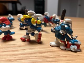 Lotto Vintage Originale di Puffi e Gargamella di Peyo