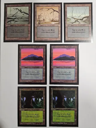 MTG Collectors' Edition CE Lote Lands Island