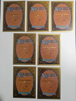 MTG Collectors' Edition CE Lote Lands Island