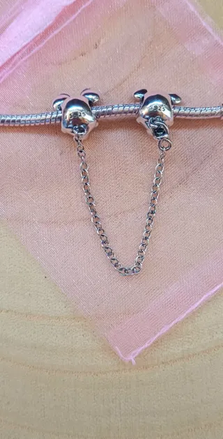 Charm Cadena de Seguridad | Mickey y Minnie