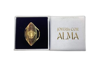 anillo oro 18k t. 15 (17,52 mm)