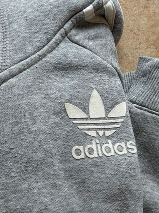 Sudadera Adidas Originals gris con capucha
