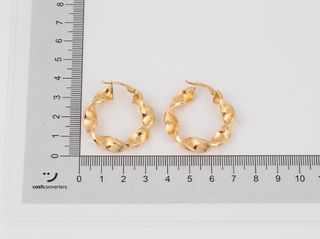 argollas oro 18k