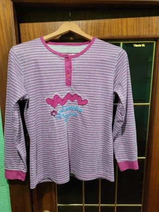 Conjunto Pijama Mujer Rayas Talla S