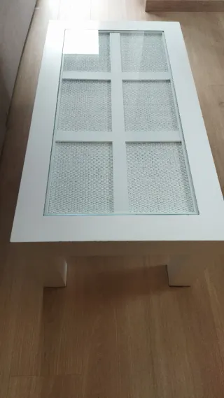 Mesa de centro Casanova cristal y madera