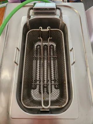 Freidora de acero inoxidable