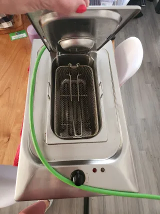 Freidora de acero inoxidable