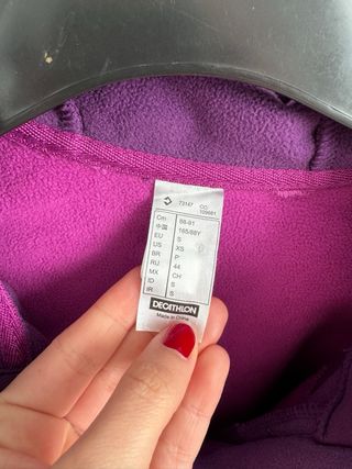 Sudadera Decathlon Morada y Rosa