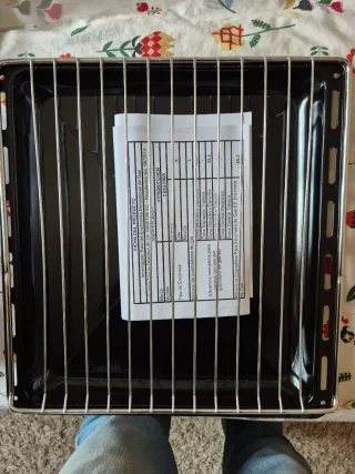 Bandeja y rejilla horno Vitrokitchen CB5530BB