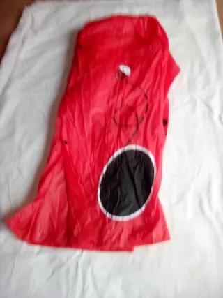 Ropa de niño roja con mariquitas