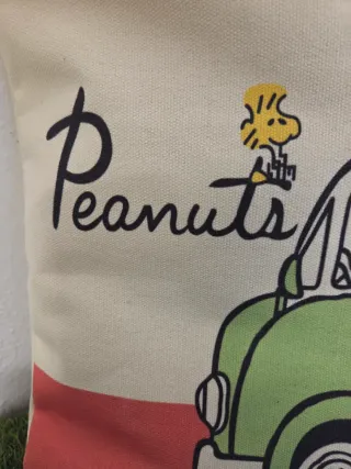 Borsa Peanuts Snoopy Auto Verde Rossa