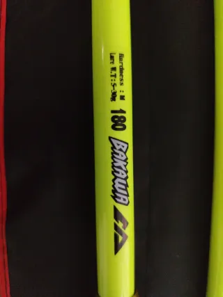 Caña de pescar fluorescente