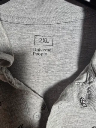 Lote 4 polos hombre XXL con estampado