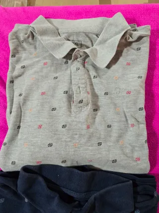 Lote 4 polos hombre XXL con estampado