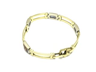 pulsera oro 18k con piedra con circonita
