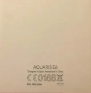 BQ Aquaris E6 blanco