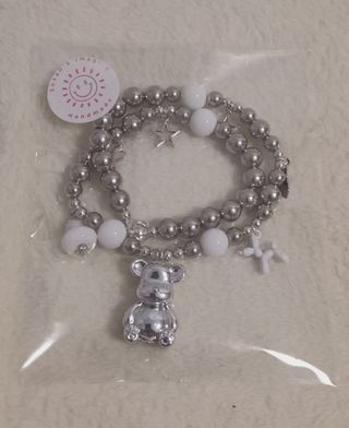 Collar Oso Dorado Navideño