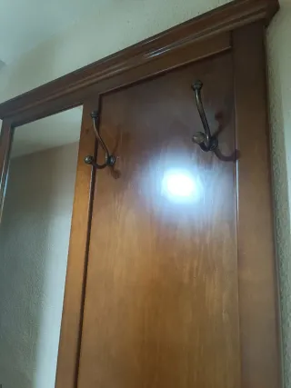 Mueble recibidor madera 100x72x39