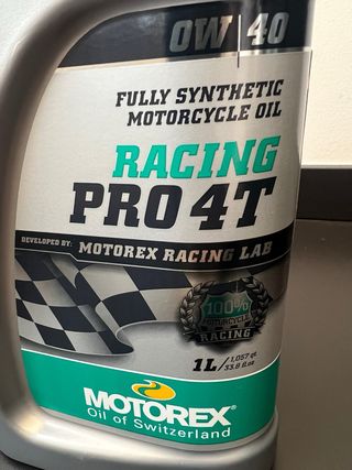Aceite Motorex 0W-40 Racing Pro 4T