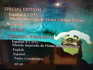 El Rey León DVD. SIN CARÁTULA.