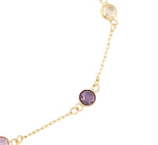 pulsera oro 18k con piedra